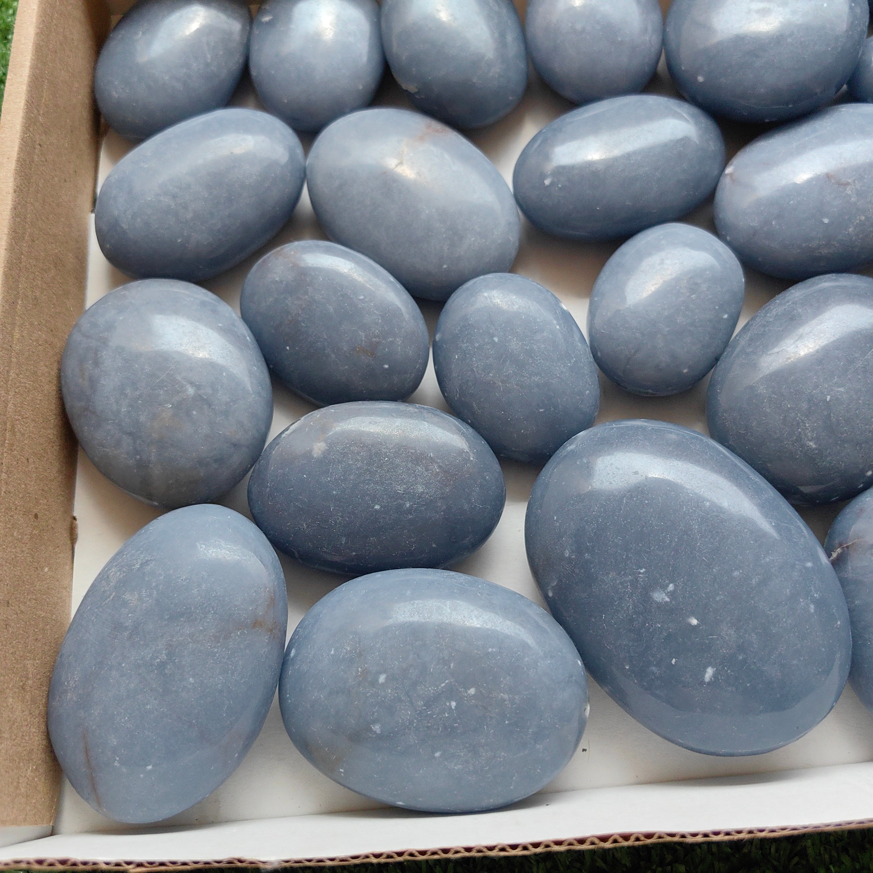 34 pc blue angelite palms
