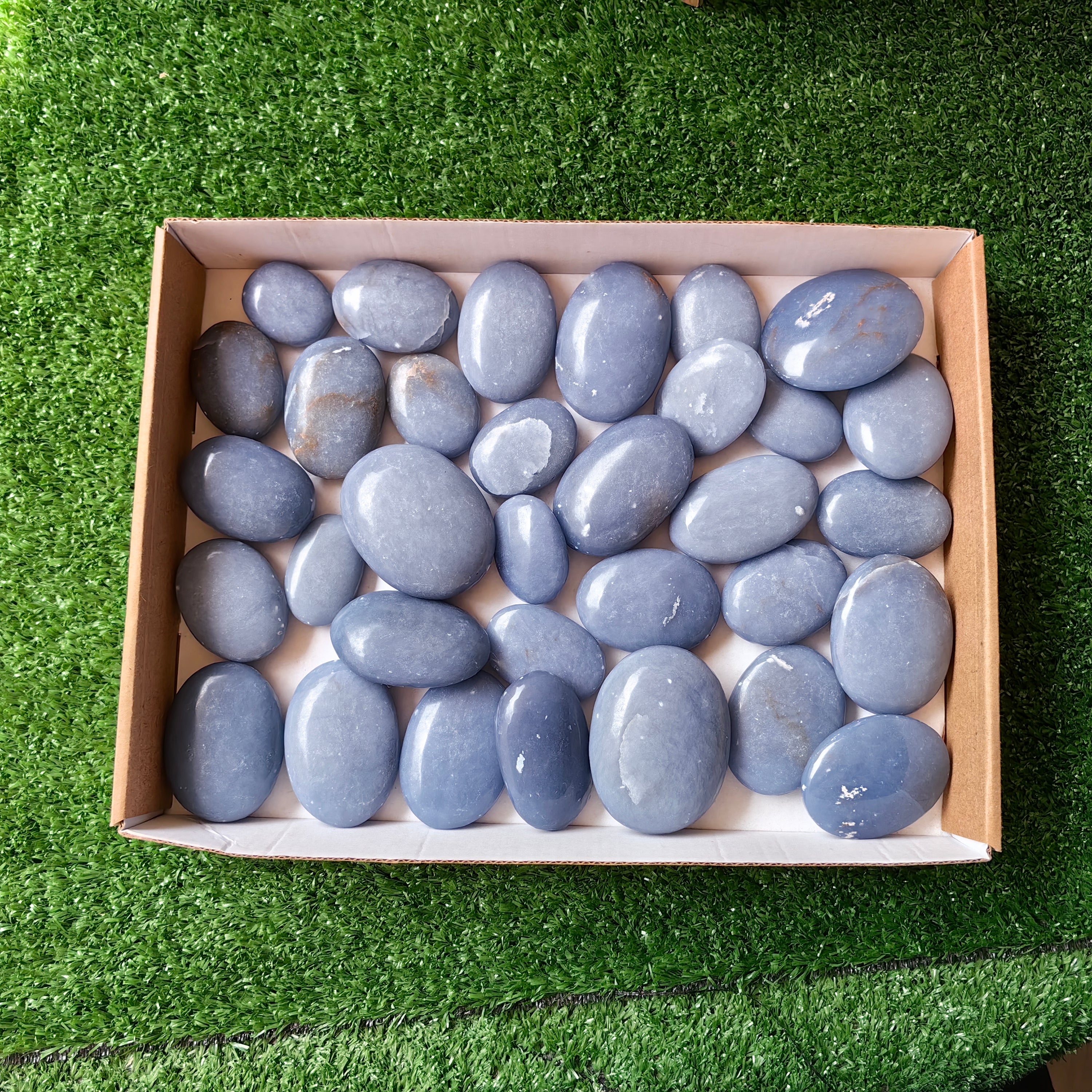 33 pc blue angelite palms