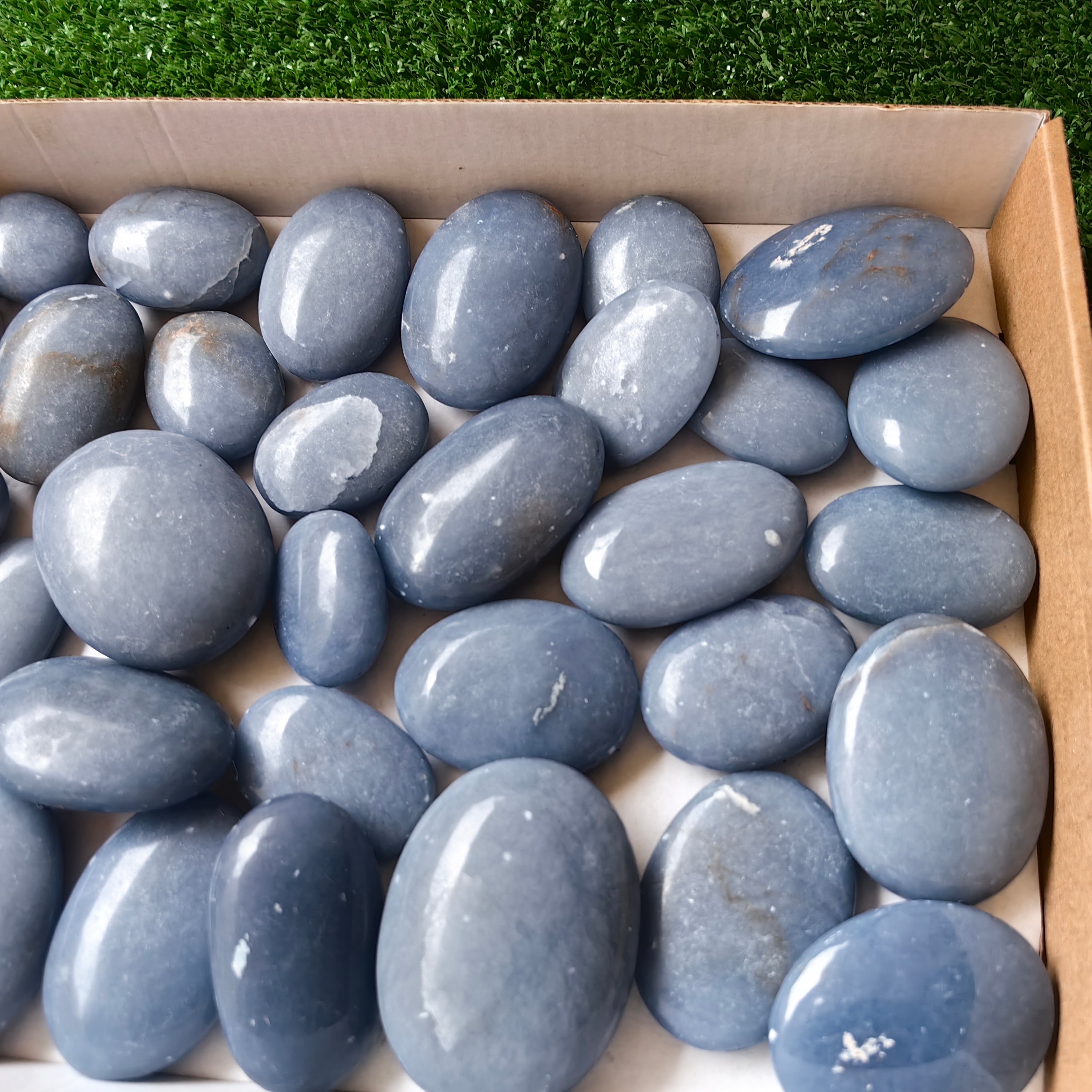 33 pc blue angelite palms