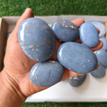 31 pc blue angelite palms