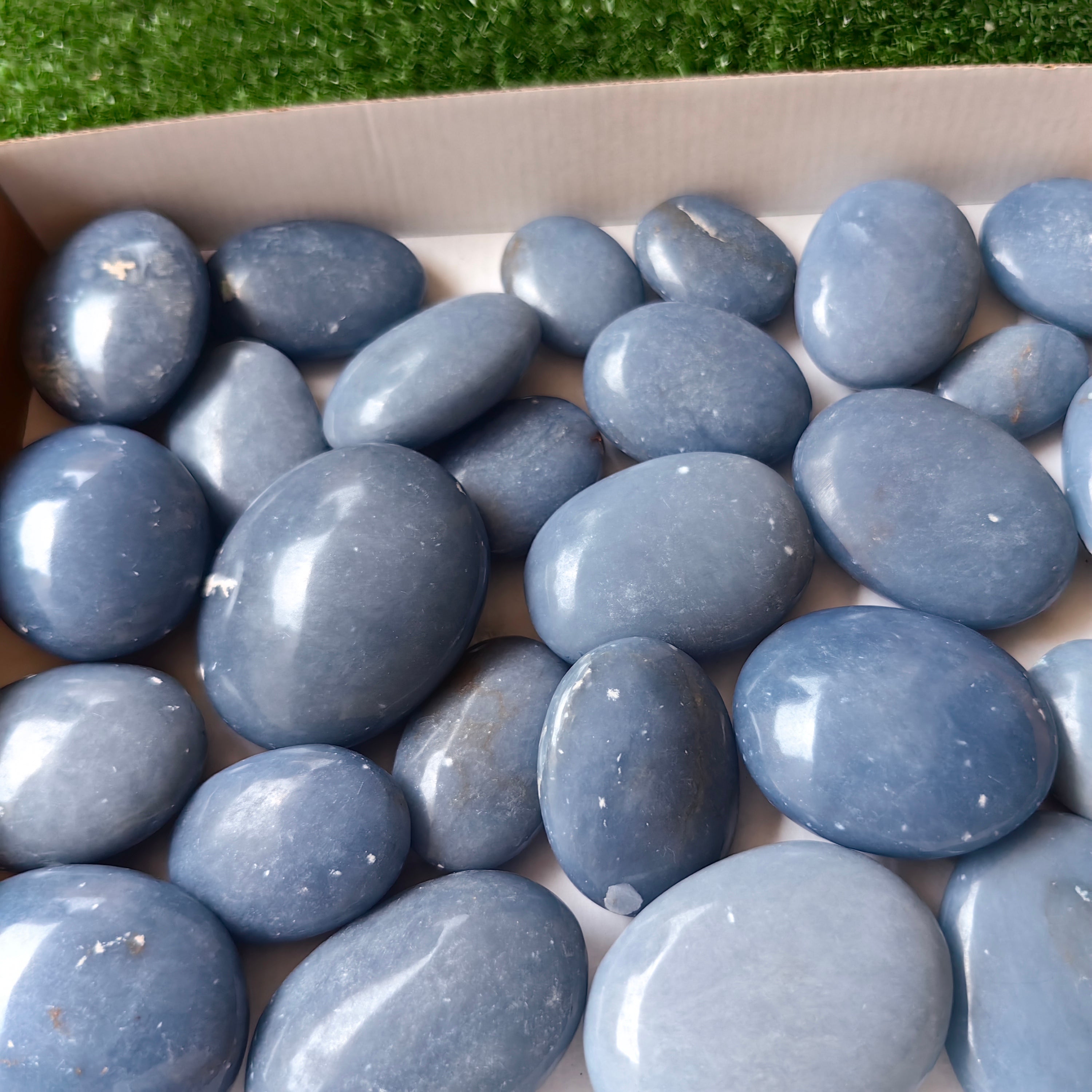 28 pc blue angelite palms
