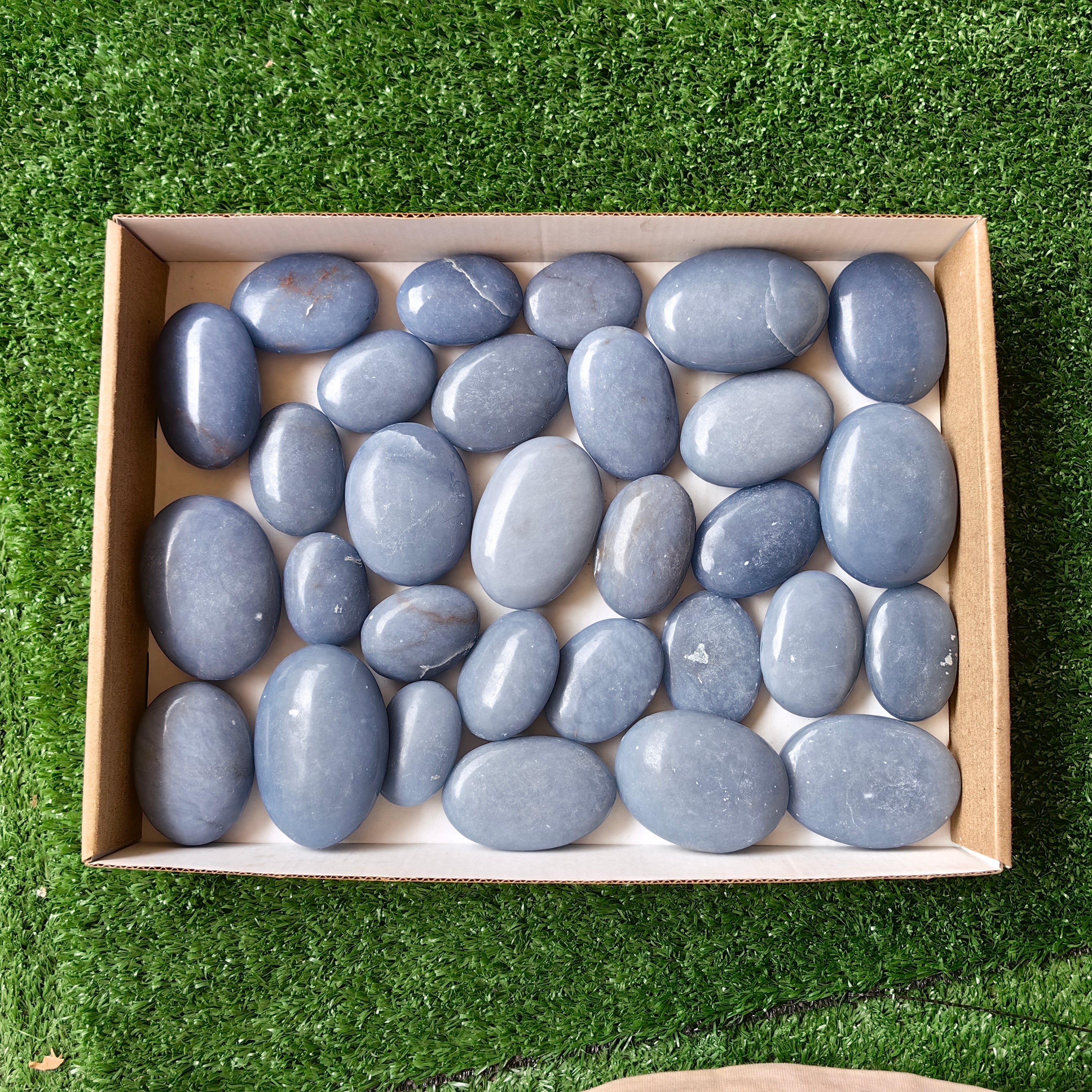 30 pc blue angelite palms