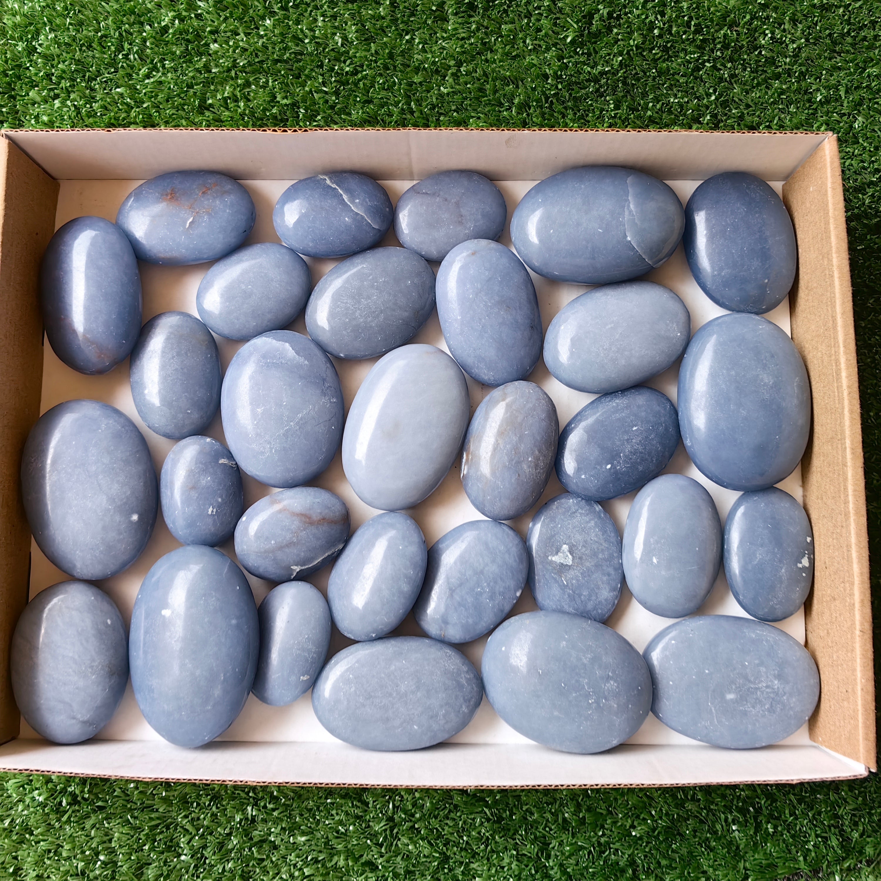 30 pc blue angelite palms