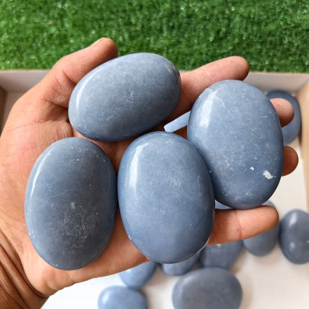 30 pc blue angelite palms