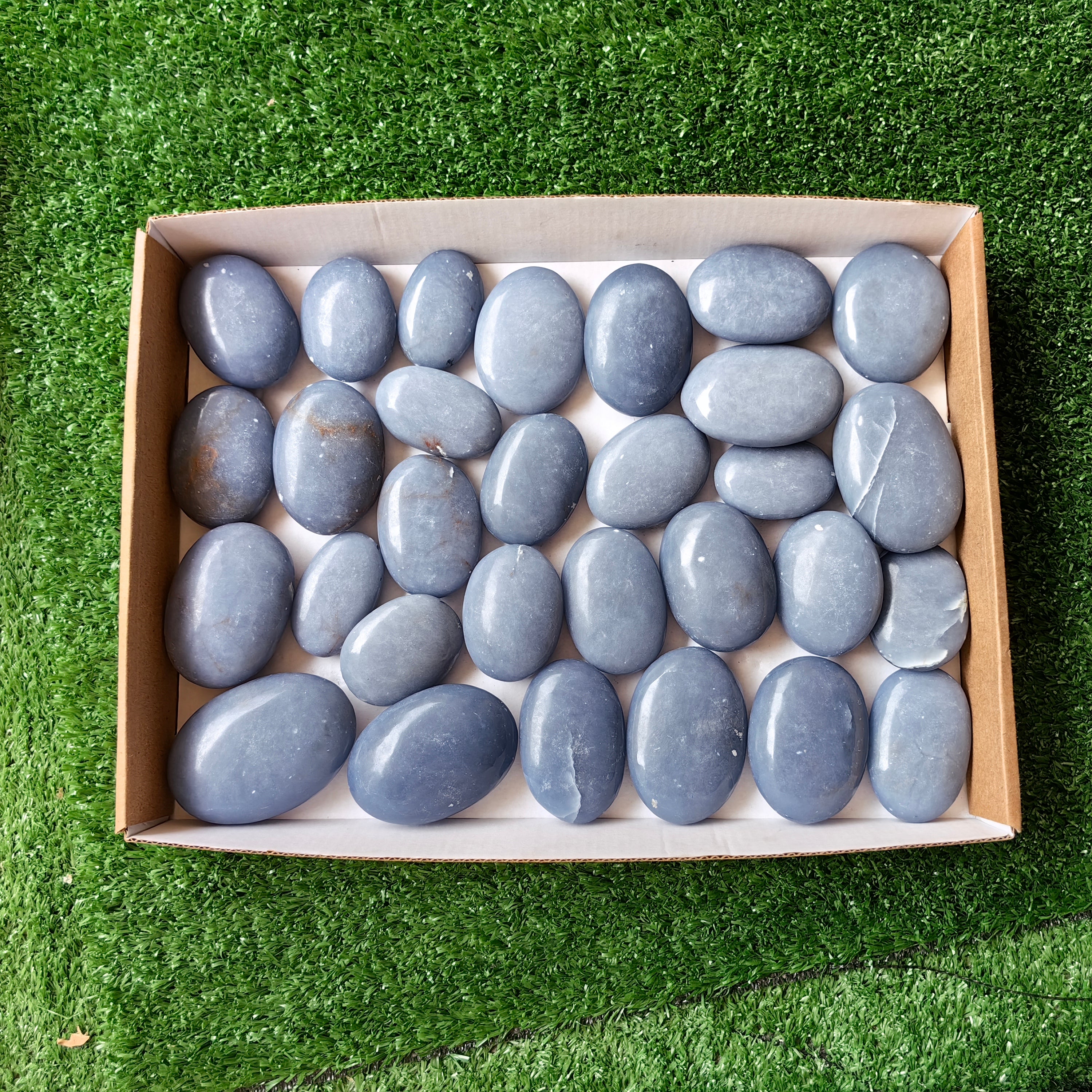 30 pc blue angelite palms