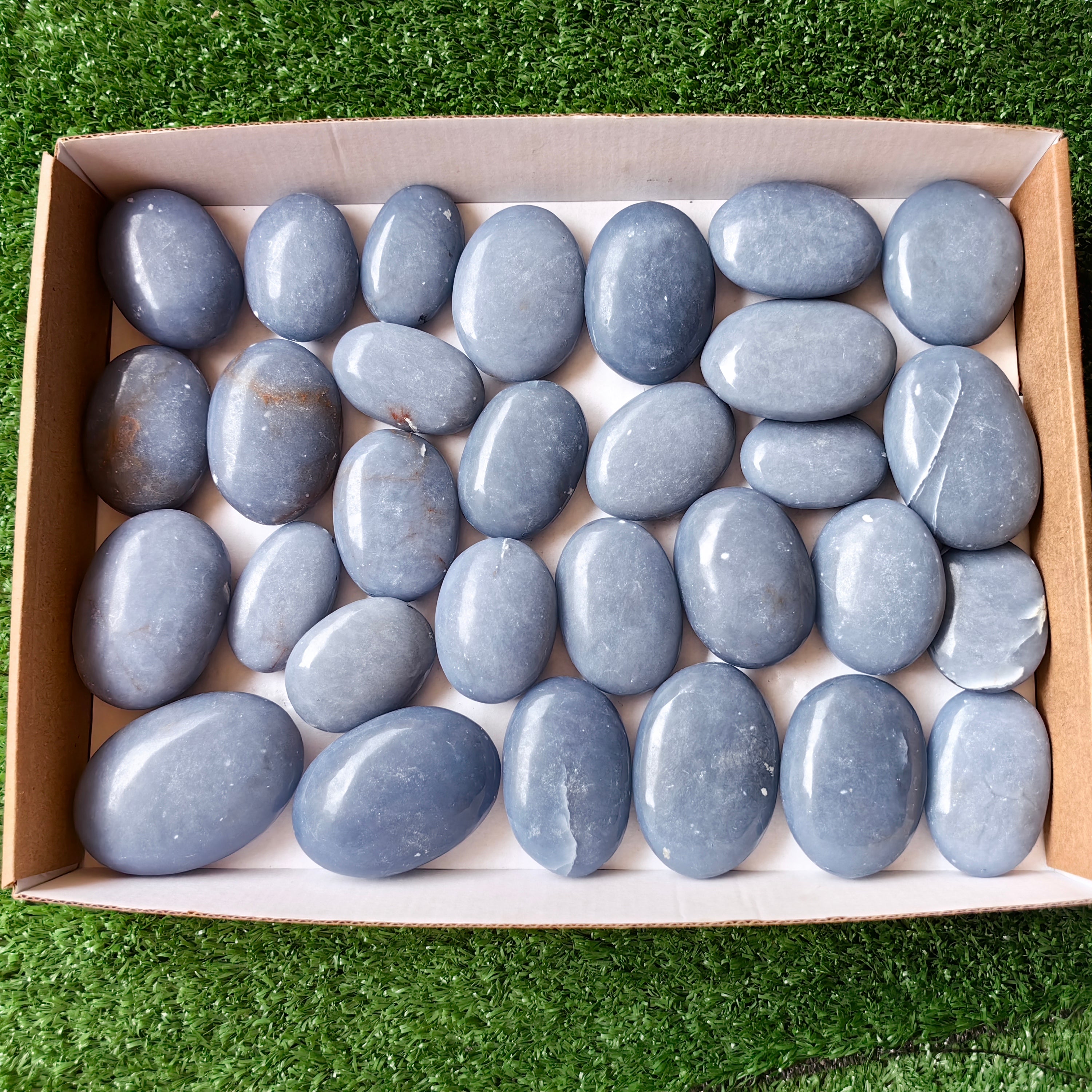 30 pc blue angelite palms