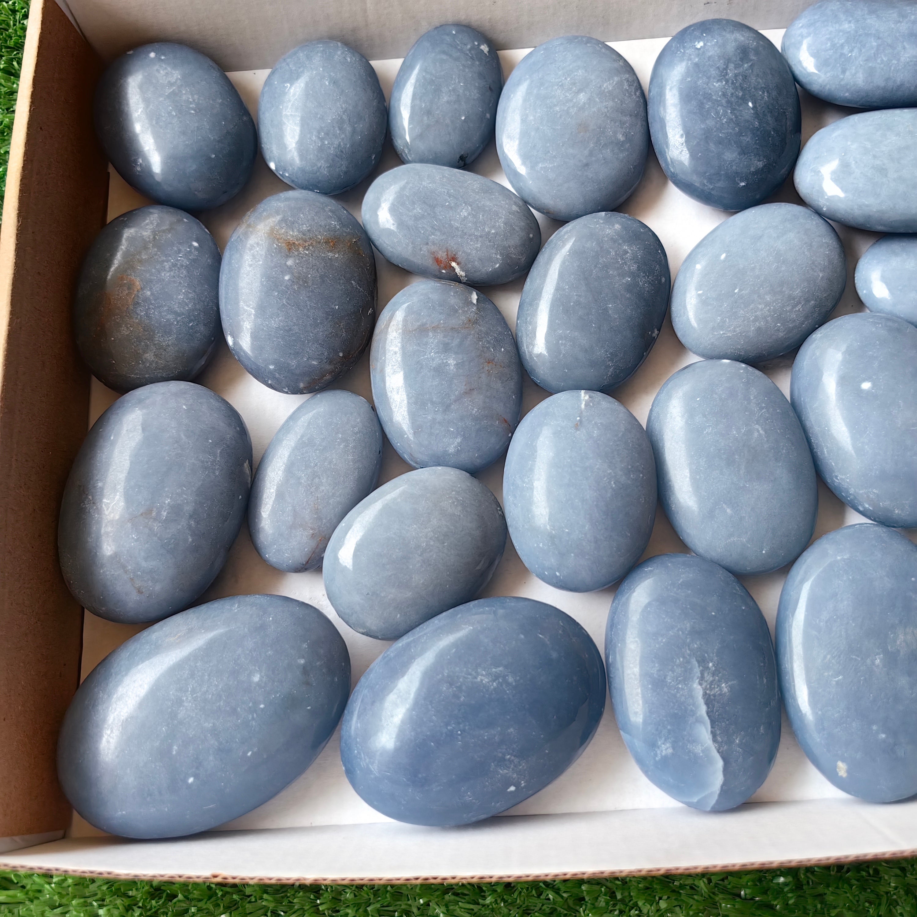 30 pc blue angelite palms
