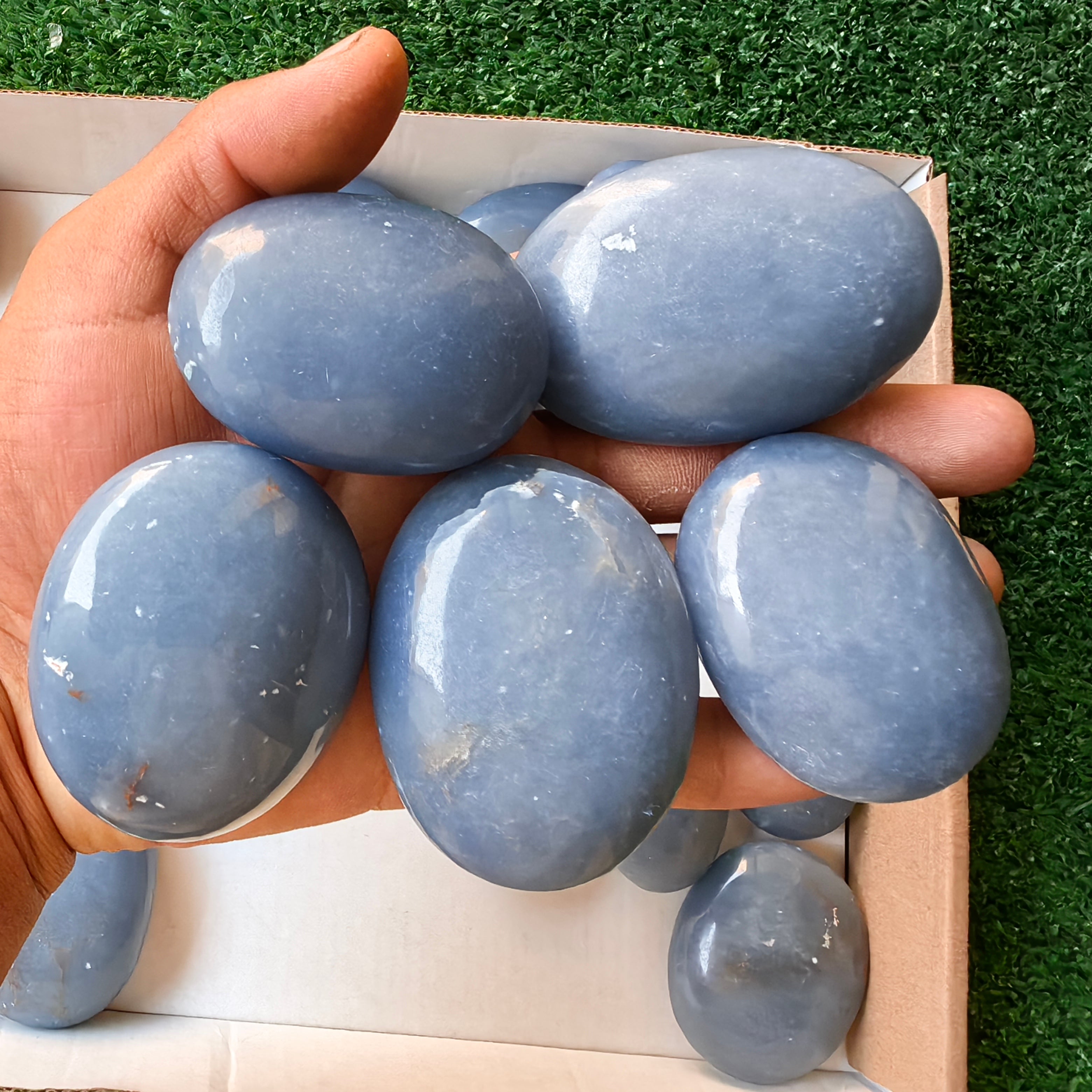 27 pc blue angelite palms