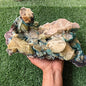 Chrysocolla on Quartz from mine tentadora
