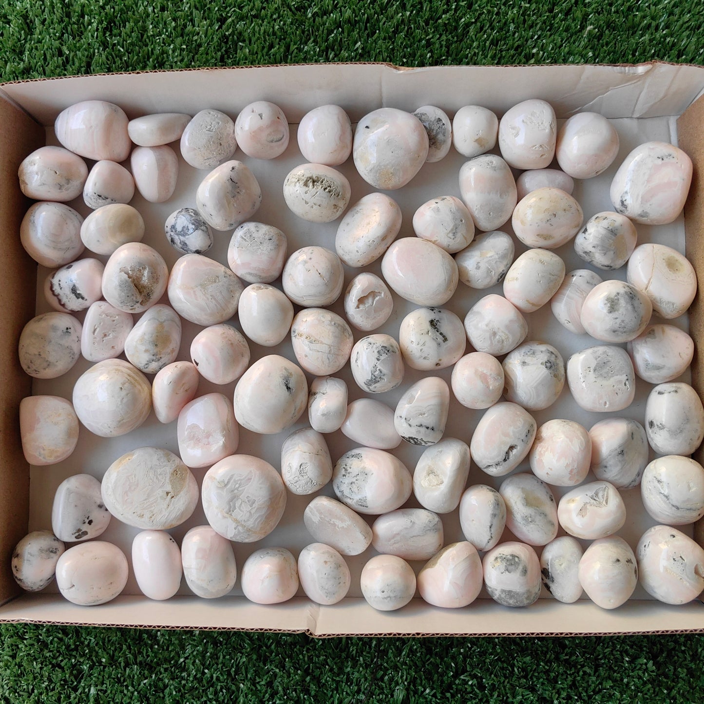 2 Kg Mangano Calcite Tumbled
