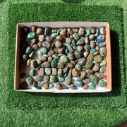 1.5 kg tumbled azurite malachite