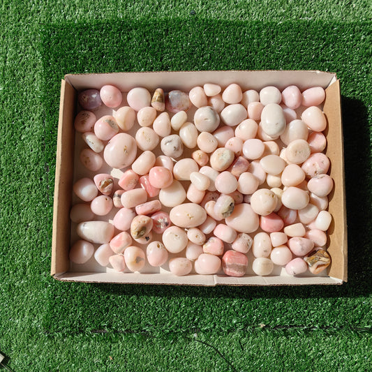 1.8 kg peruvian pink opal tumbled
