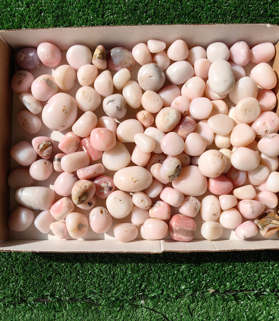 1.8 kg peruvian pink opal tumbled