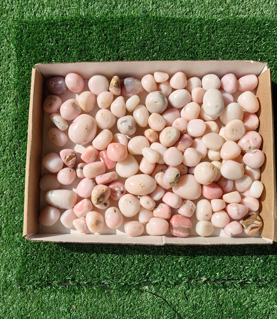1.8 kg peruvian pink opal tumbled