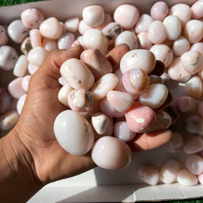 1.8 kg peruvian pink opal tumbled