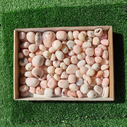 1.8 kg peruvian pink opal tumbled