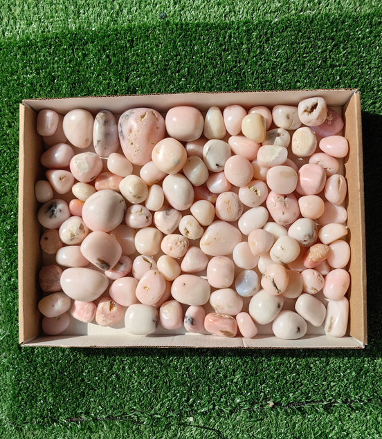 1.8 kg peruvian pink opal tumbled