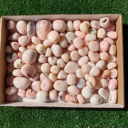1.8 kg peruvian pink opal tumbled