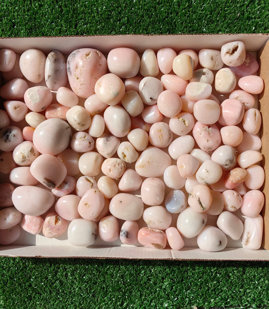 1.8 kg peruvian pink opal tumbled