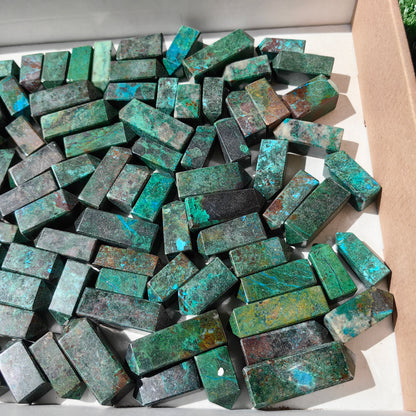 92 pc chrysocolla mini towers