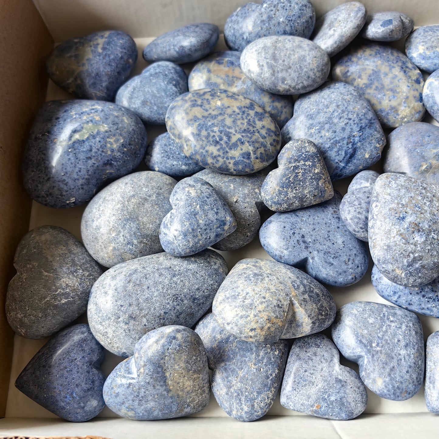 40 pc dumortorite palms & hearts