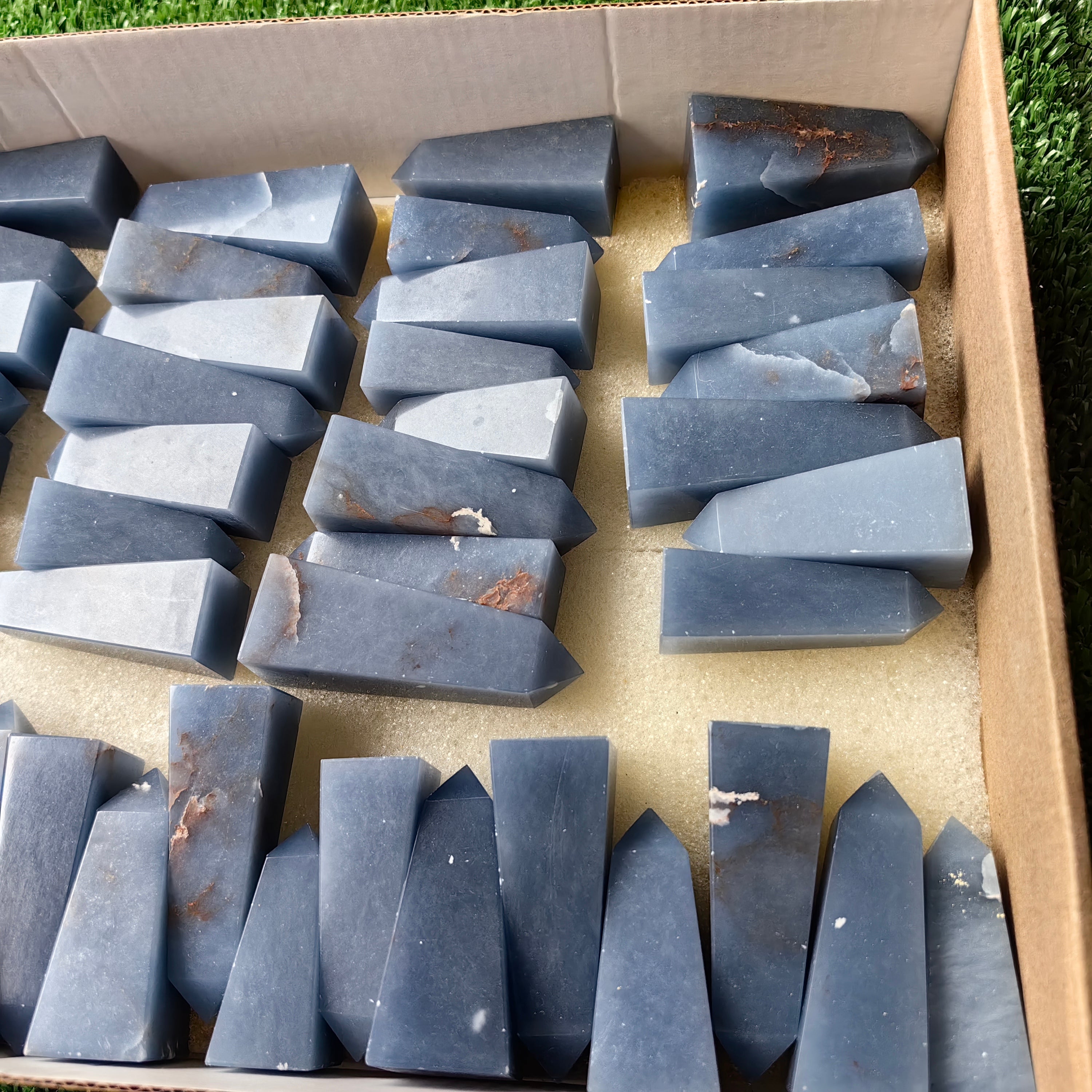 44 pc blue angelite towers