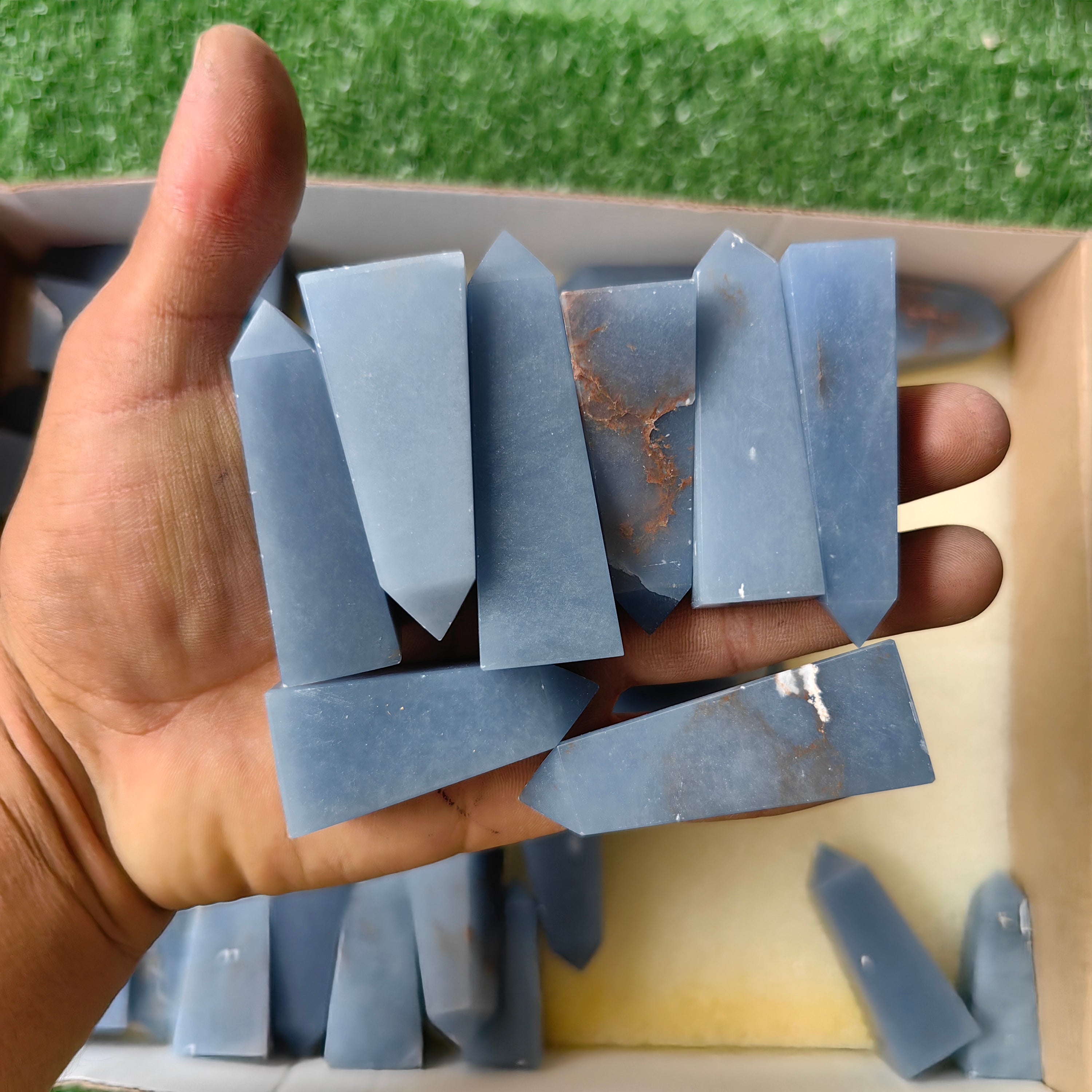 44 pc blue angelite towers