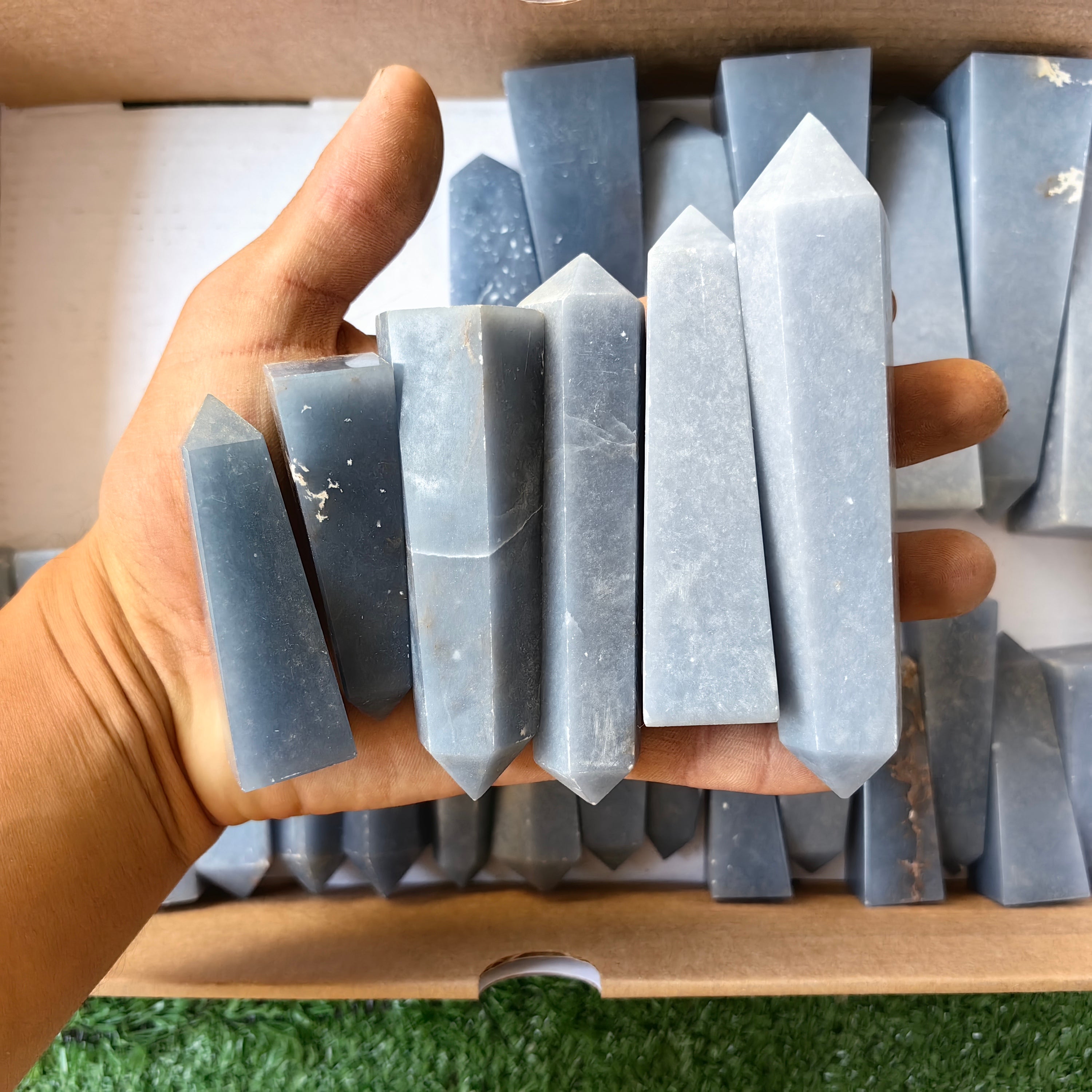 29 pc blue angelite towers