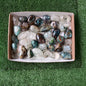 38 pc Chrysocolla on quartz Free Form