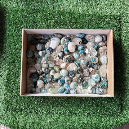 2 Kg Chrysocolla Quartz Tumbled
