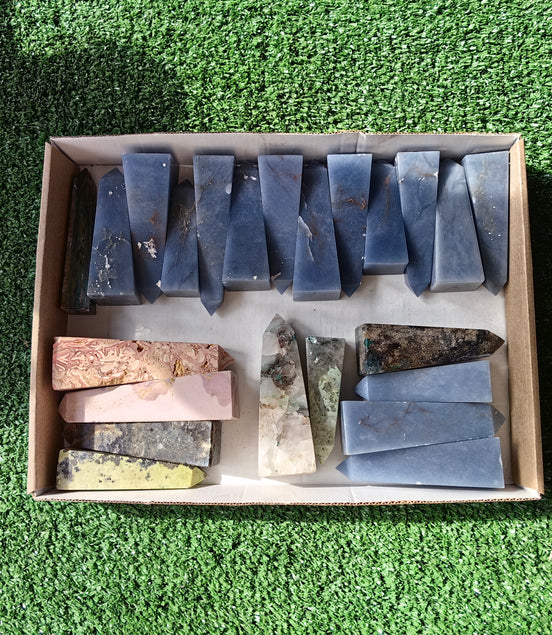towers mixted stones