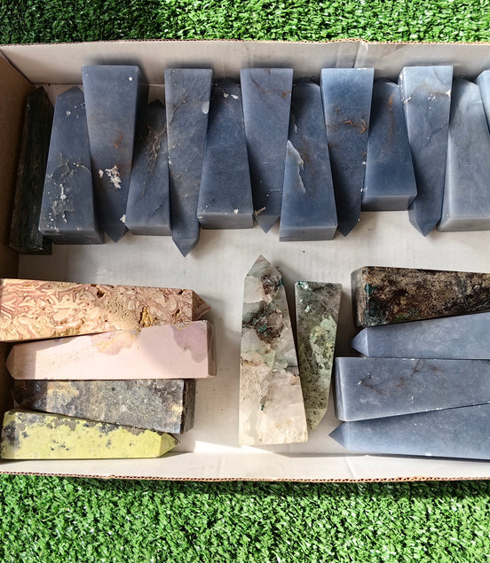 towers mixted stones
