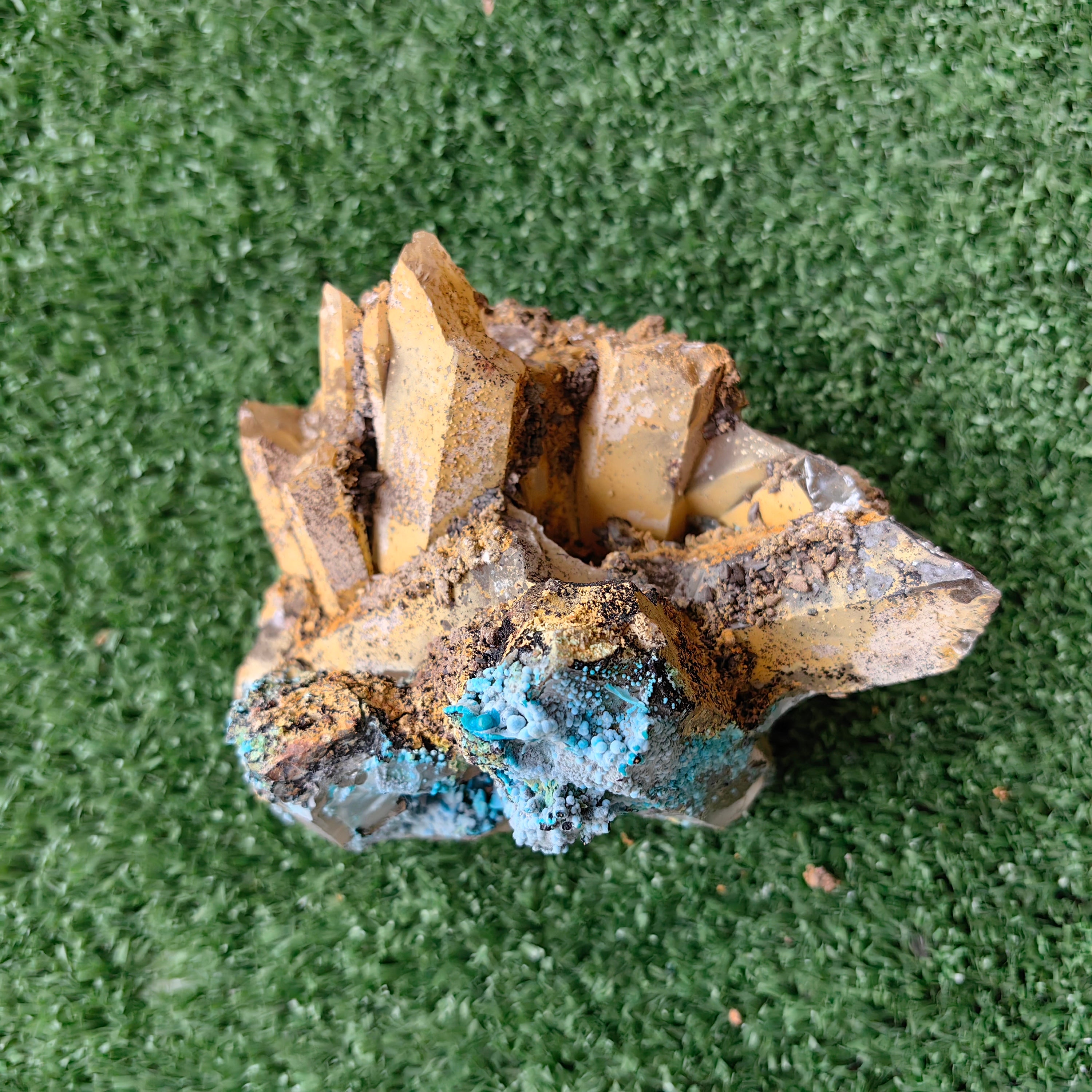 800 grams chrysocolla quartz rough from tentadora