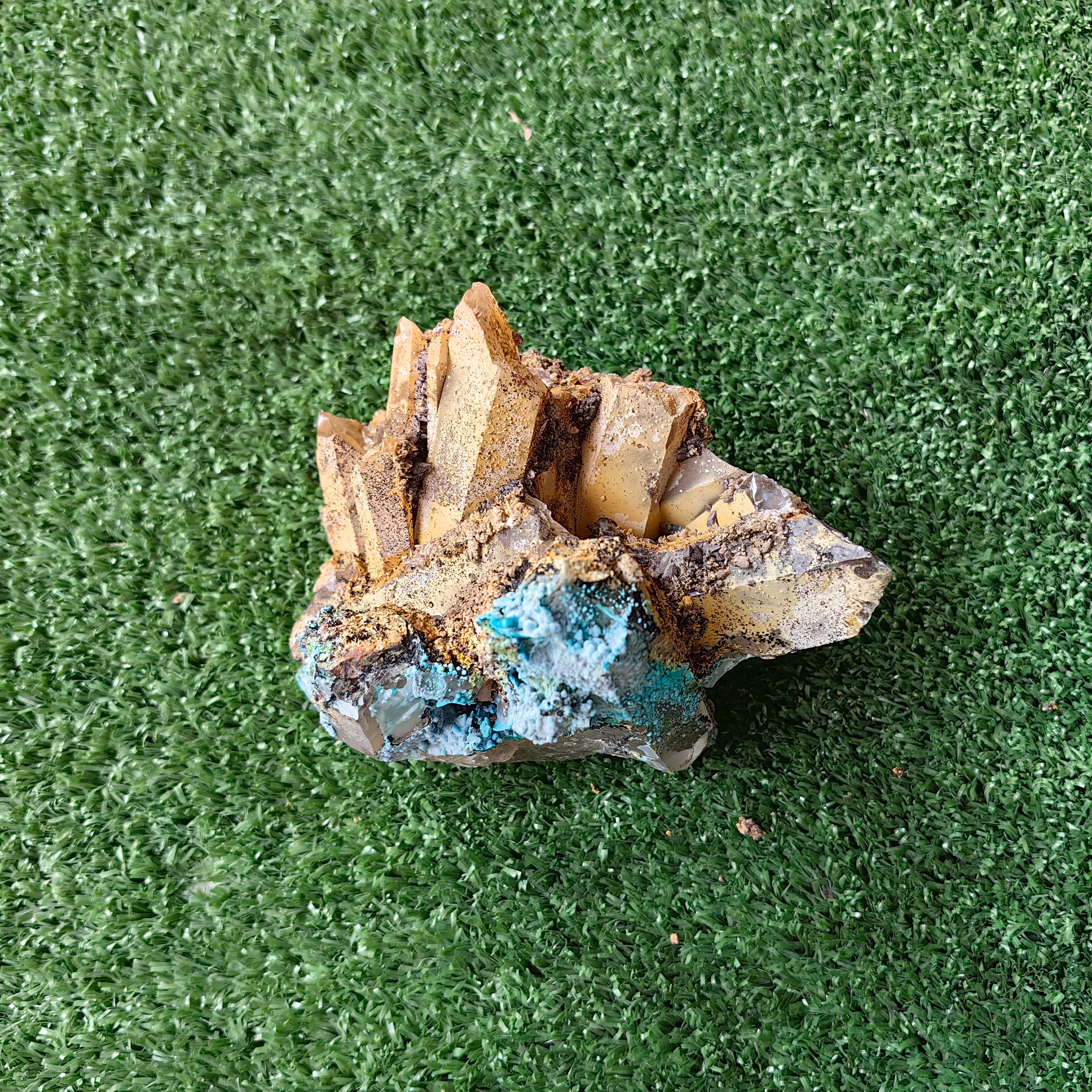 800 grams chrysocolla quartz rough from tentadora