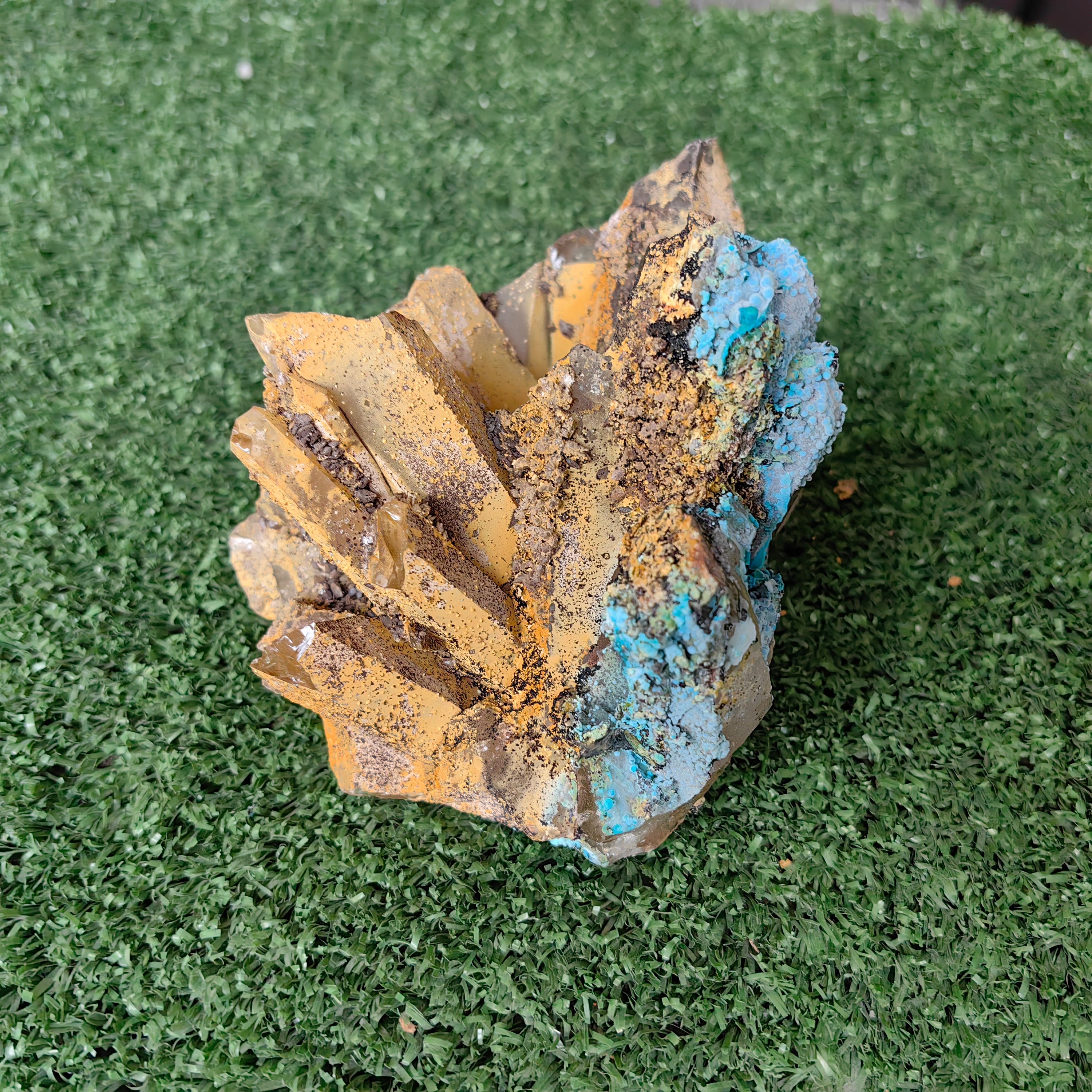 800 grams chrysocolla quartz rough from tentadora