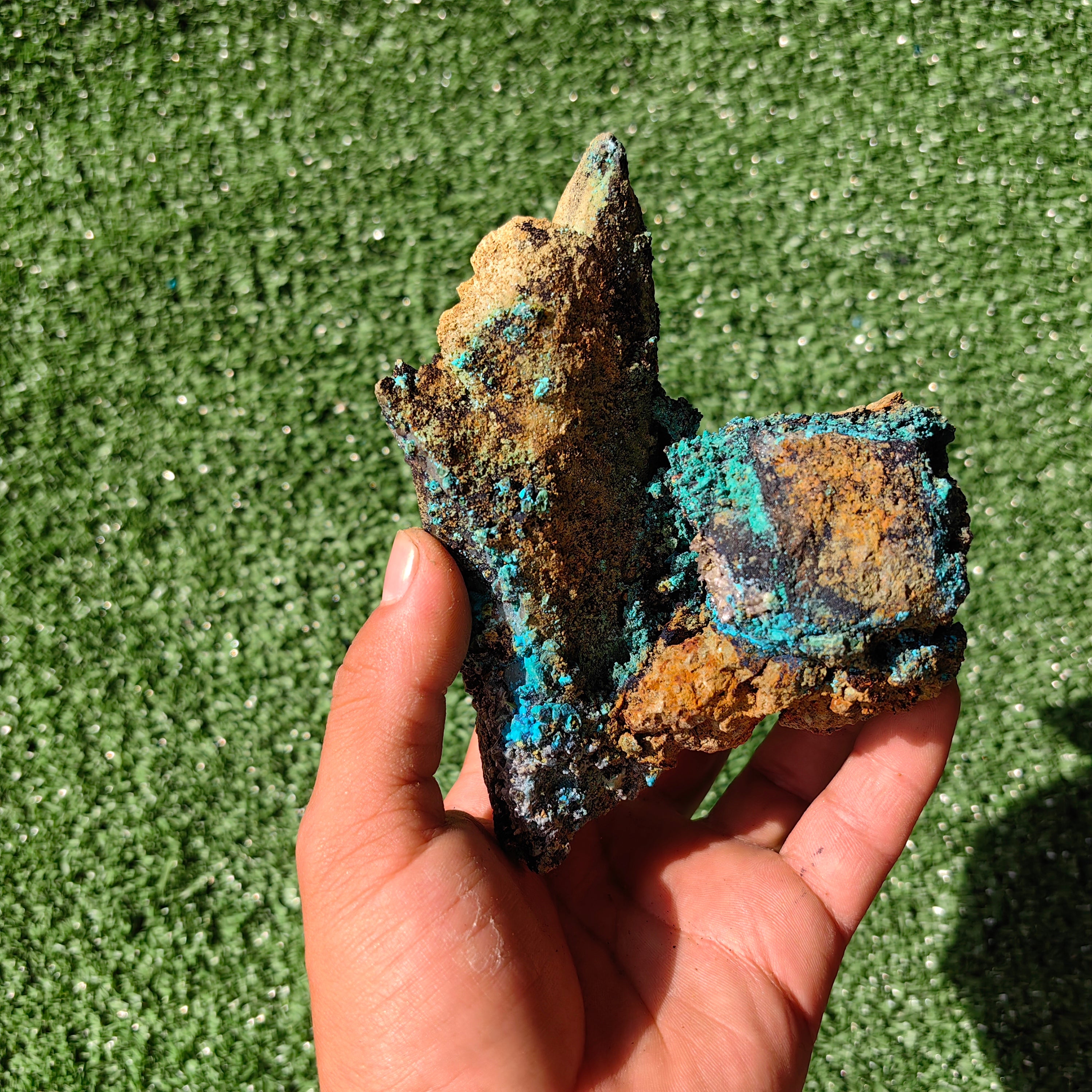 600 grams chrysocolla quartz rough from tentadora