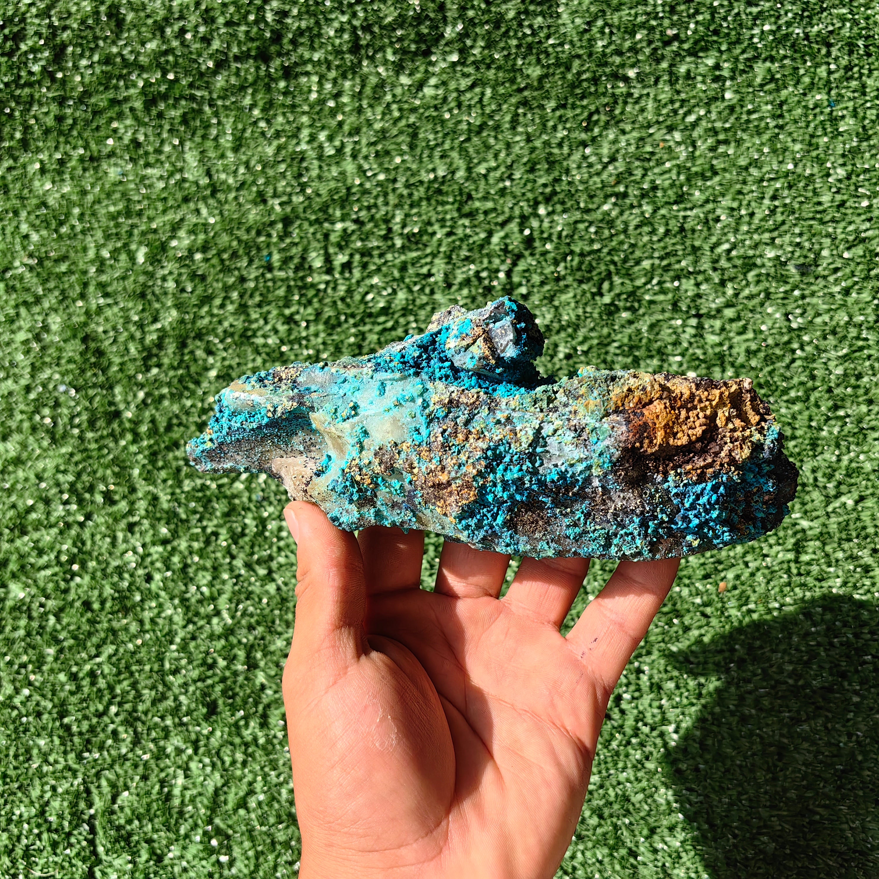 500 grams chrysocolla quartz rough from tentadora