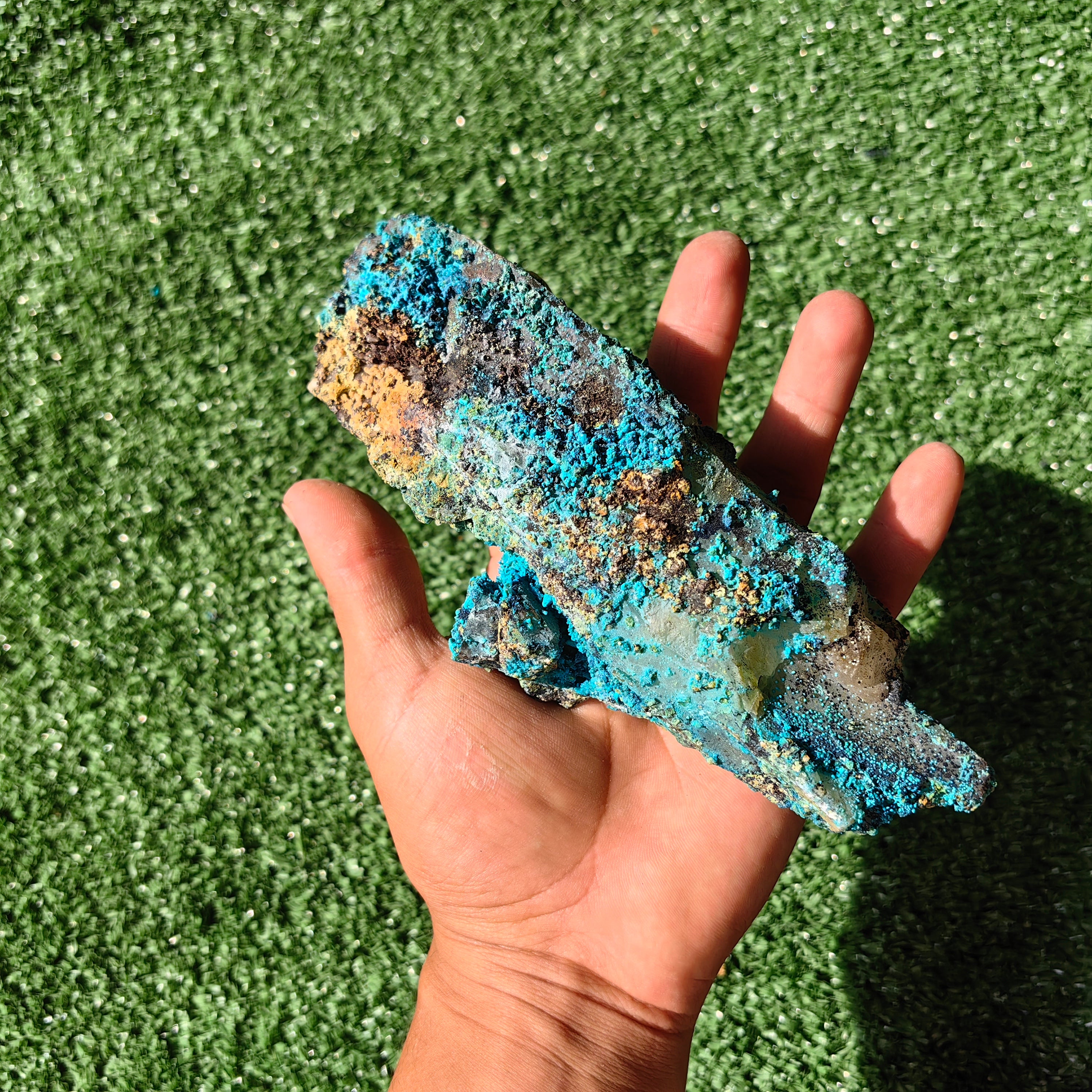 500 grams chrysocolla quartz rough from tentadora