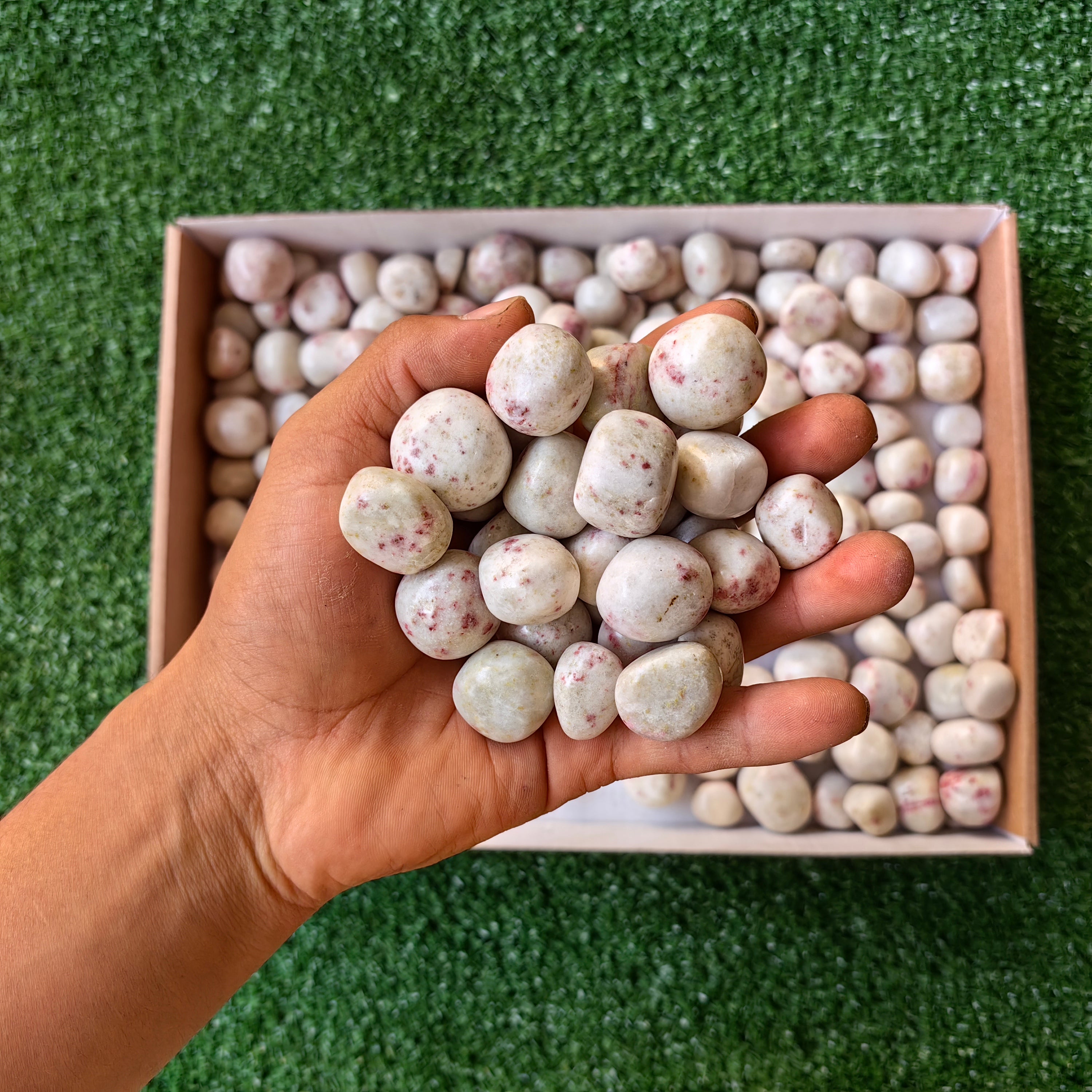 Lot 2 kg Cinabrite Tumbled