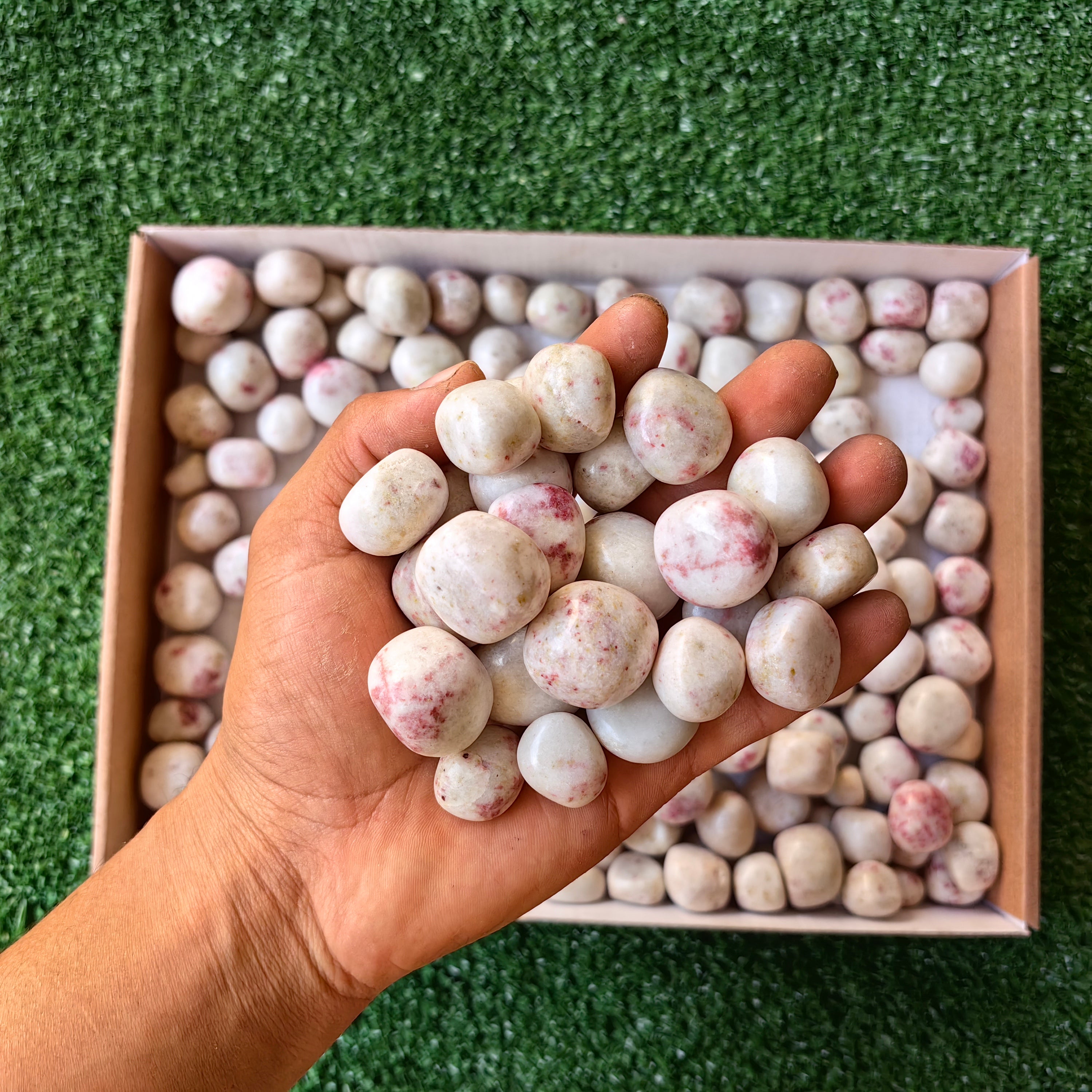 Lot 2 kg Cinabrite Tumbled