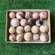 Lot 19 pcs Pink Opal Sphere