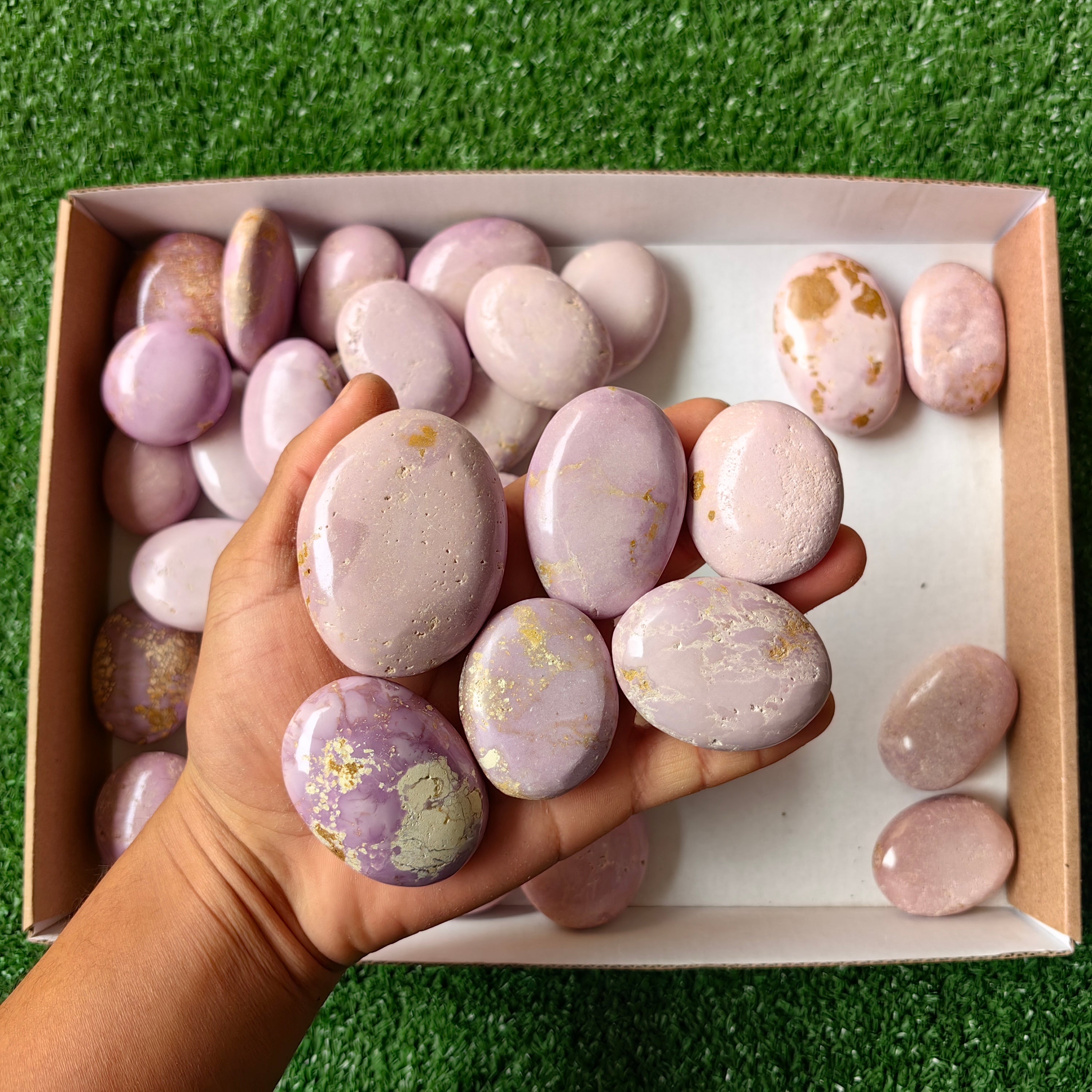 Lot 36 pcs Phosphosiderite Palm