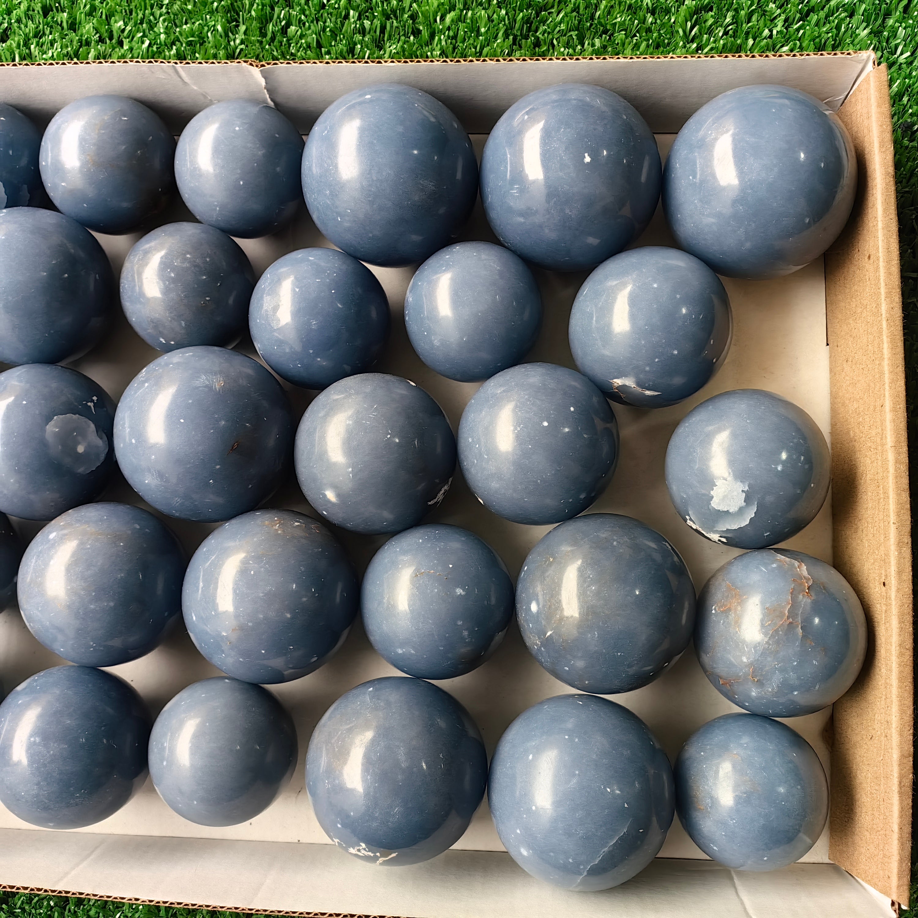 Lot 30 pcs Angelite Sphere
