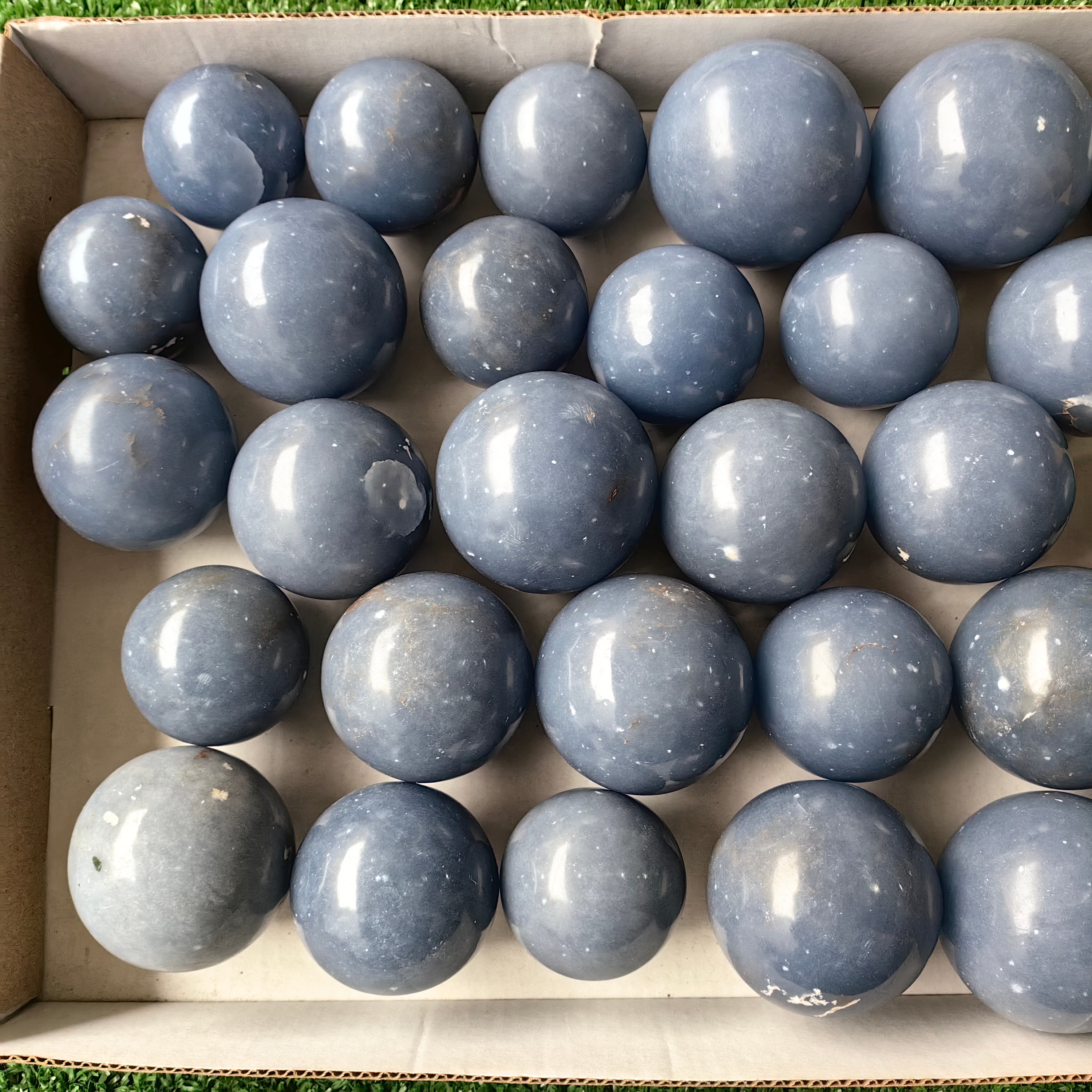 Lot 30 pcs Angelite Sphere