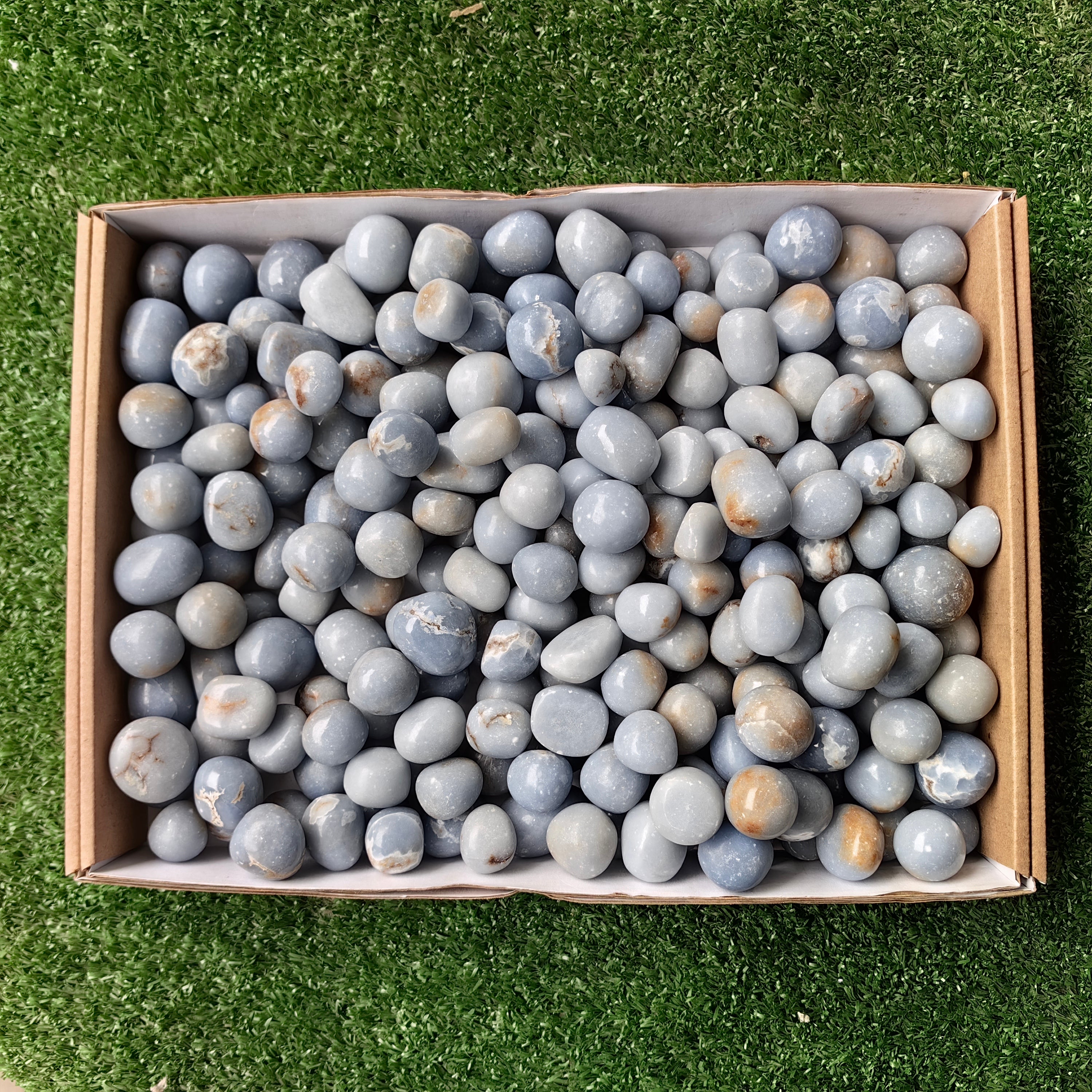 Lot 4 kg Angelite Tumbled