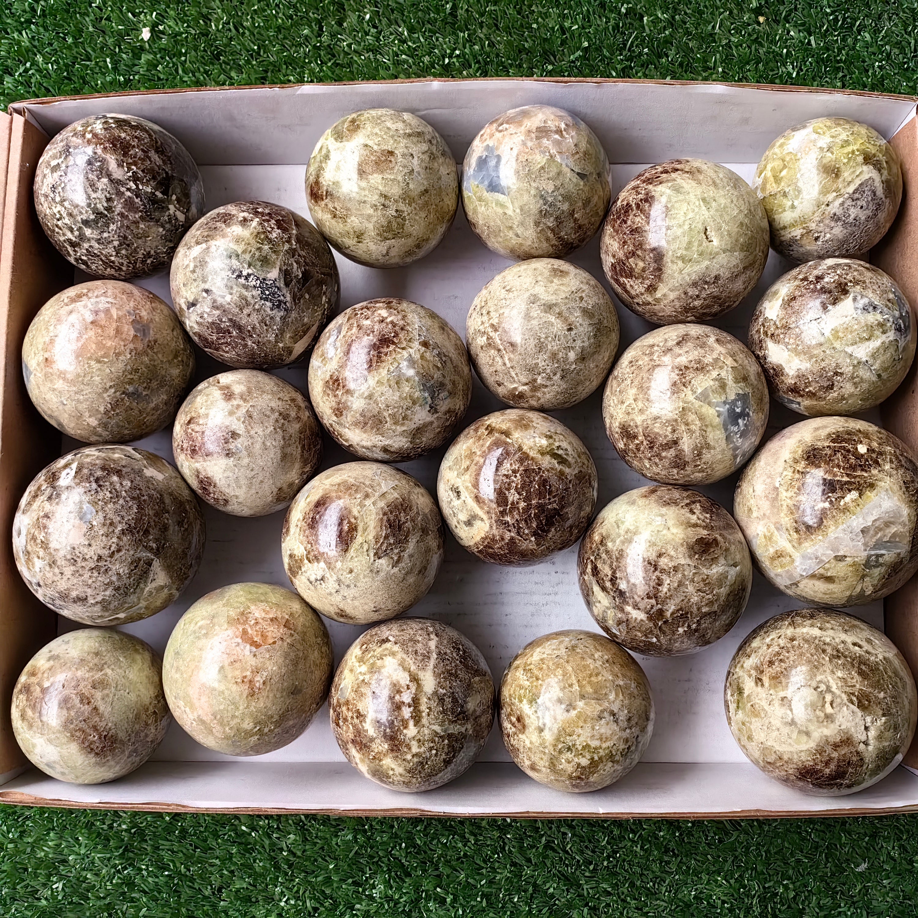 Lot 22 pcs  on Angelite Sphere