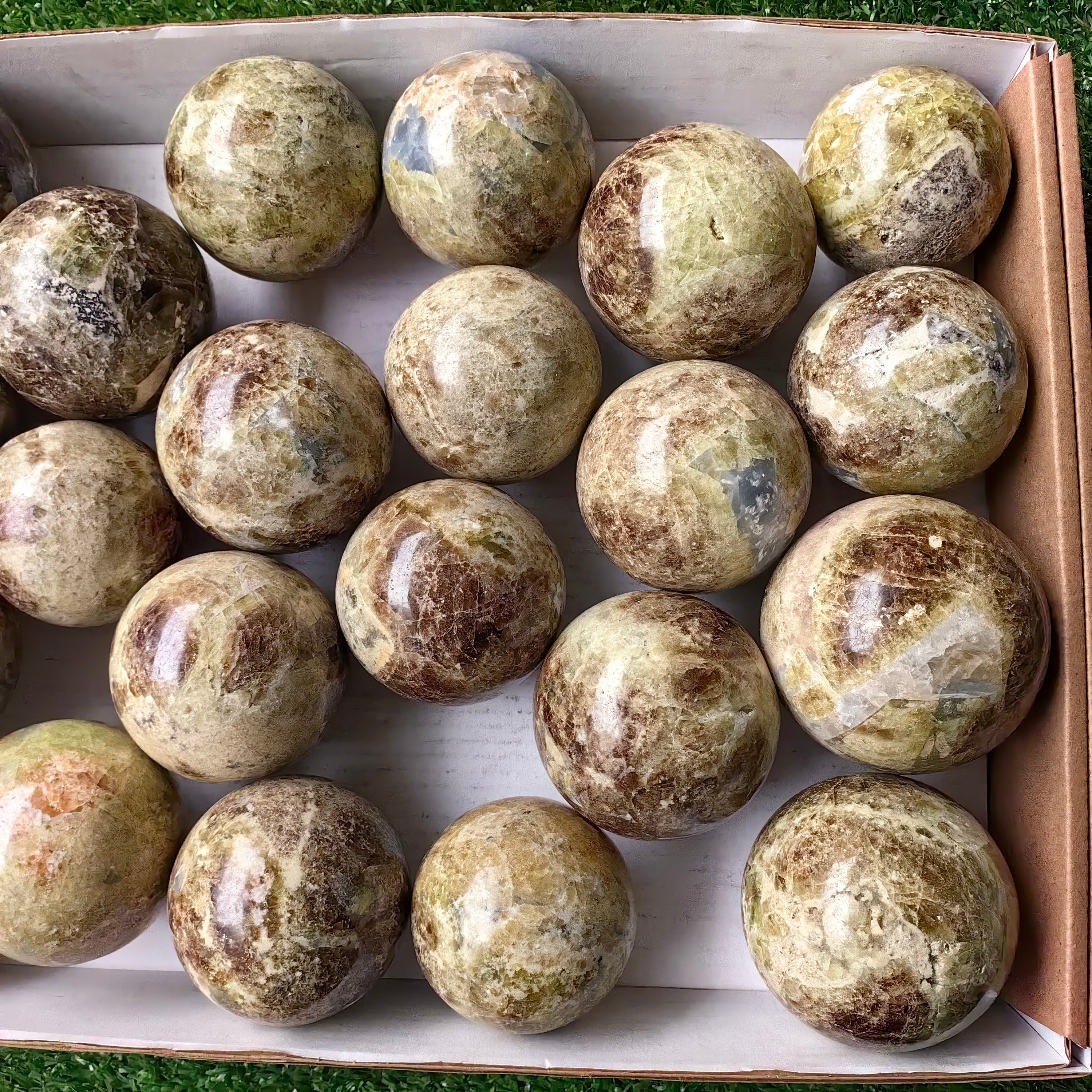 Lot 22 pcs  on Angelite Sphere