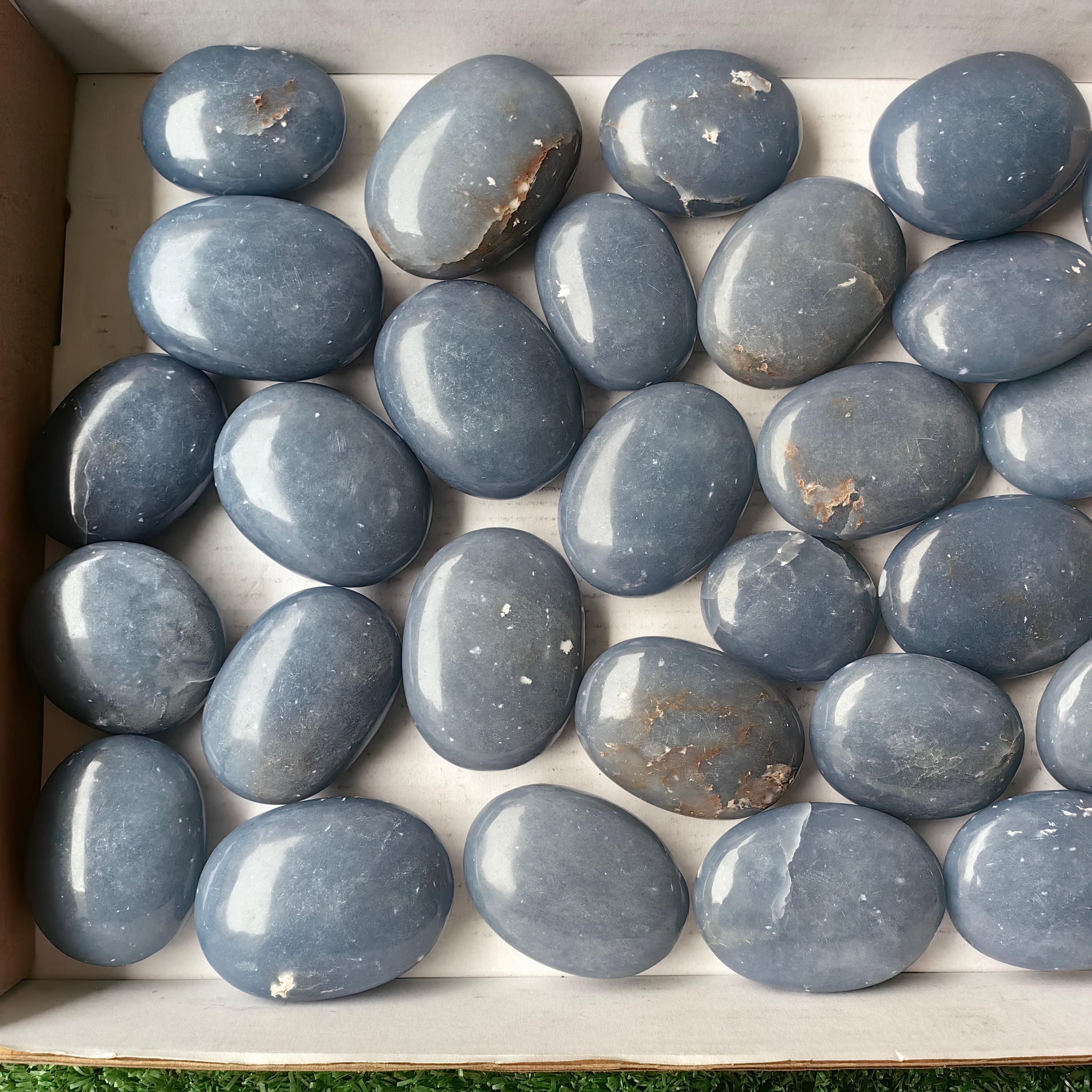 Lot 30 pcs Angelite Palm