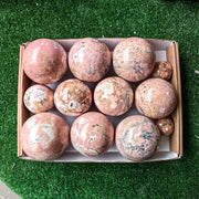 Lot 12 pcs Rhodonite Sphere