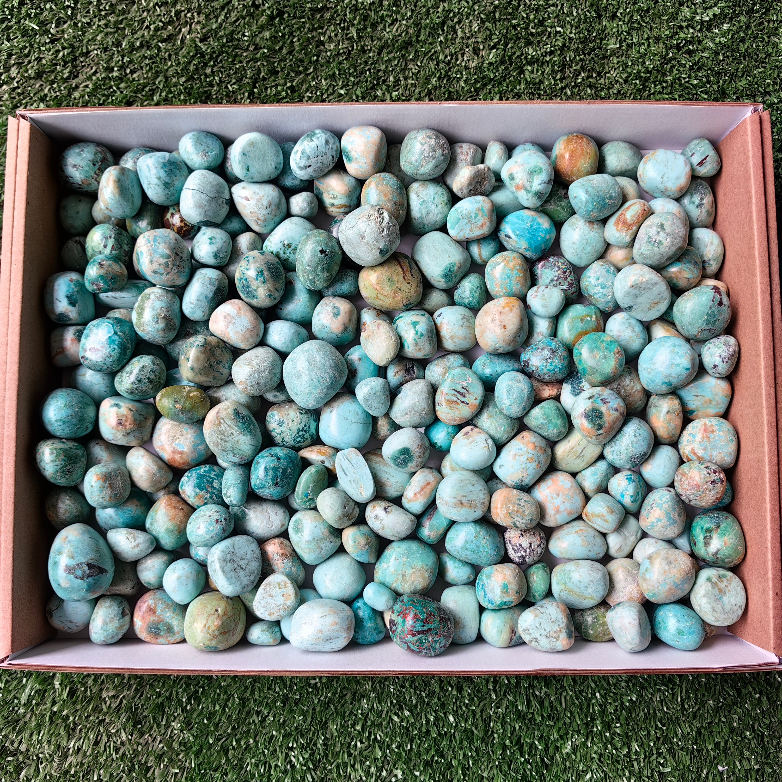 Lot 2 kg Peruvian Turquoise Tumbled
